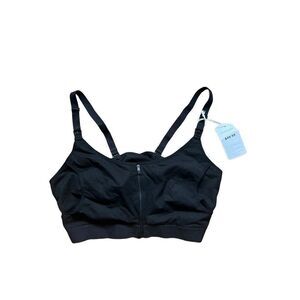 NWT mom cozy nursing bra black adjustable size 2XL